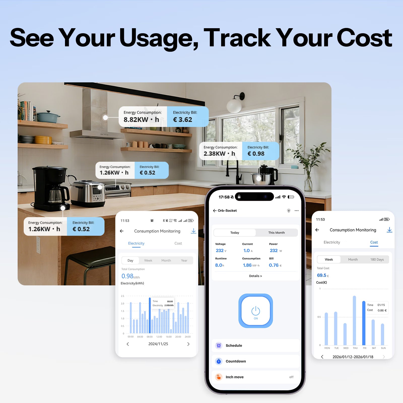 SONOFF Orb Matter over WiFi Smart European Wall Socket