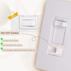 MOES Dimmer Light Switch Single Pole and 3-Way