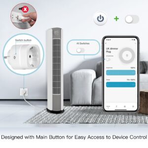 MOES WiFi Smart Power Dimmer Plug EU