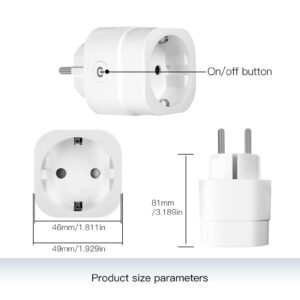 MOES WiFi Smart Power Dimmer Plug EU