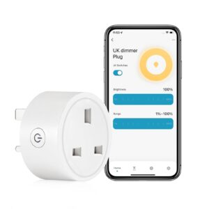 MOES WiFi Smart Power Dimmer Plug UK Standard Socket