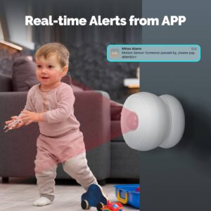 MOES Zigbee Smart PIR Infrared Motion Sensor With Magnetic Base