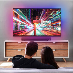MOES Smart WiFi Ambient Lighting TV Backlight 4K HDMI 2.0 Sync Box LED Strip