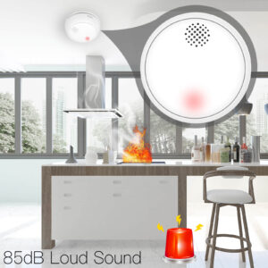 MOES ZigBee Wireless Smart Smoke Detector 85dB Alarm Siren