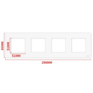 MOES Star Ring Wall Switch Replacement Faceplate Panel