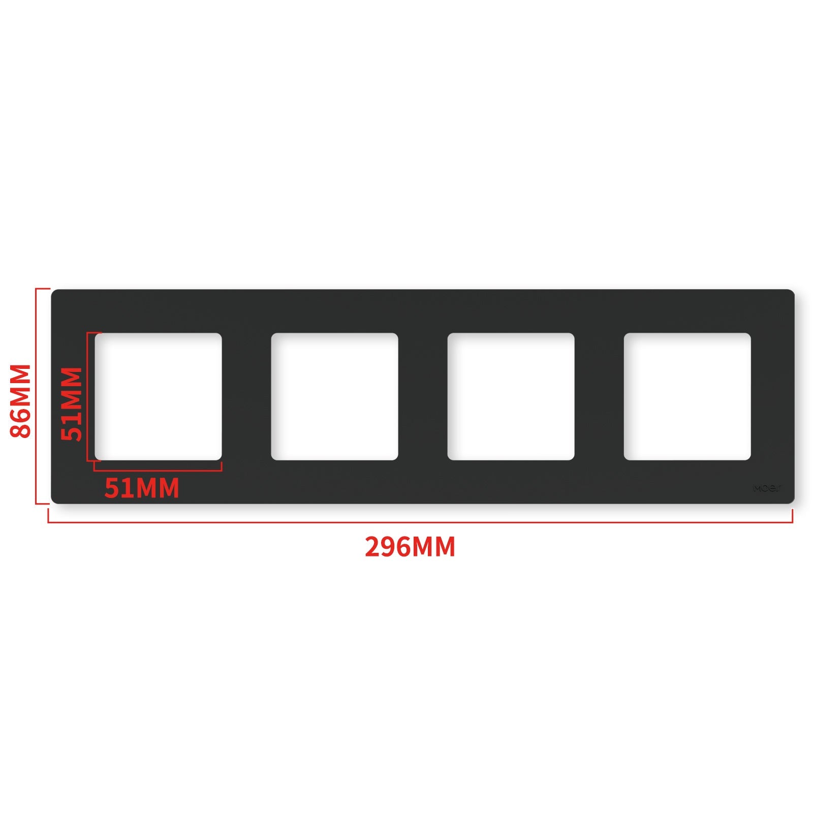 MOES Star Ring Wall Switch Replacement Faceplate Panel