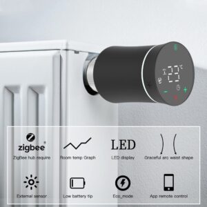 MOES ZigBee Smart Thermostatic Radiator Valve BRT-100