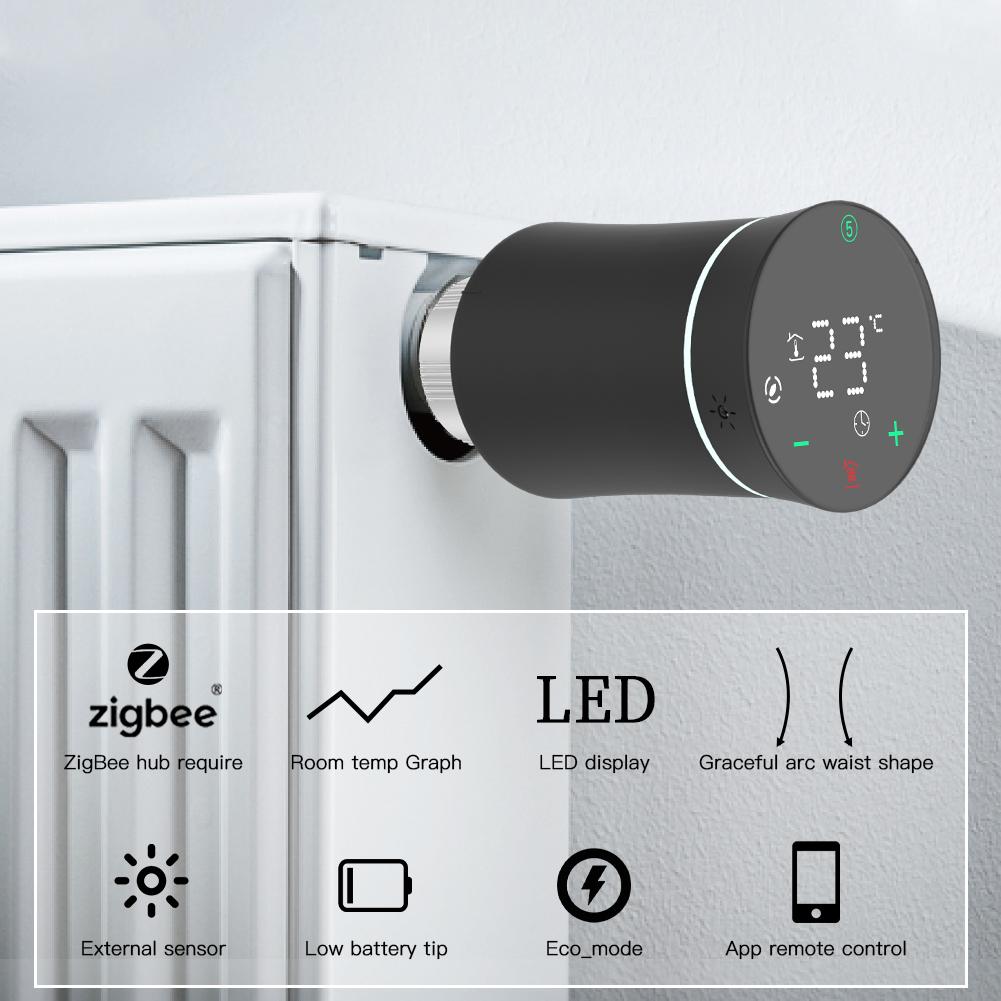 MOES ZigBee Smart Thermostatic Radiator Valve BRT-100