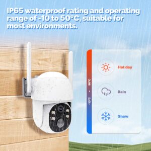 MOES 4G Solar Outdoor PTZ Security Camera