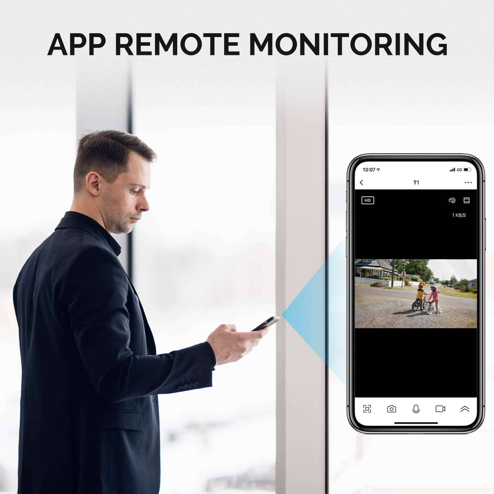 MOES WiFi Smart Outdoor Camera HD 3MP