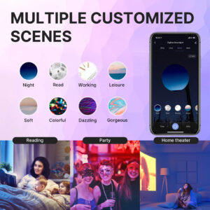 MOES ZigBee Tuya Dimming Spot Lamp 6W RGB Smart Downlight