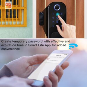MOES WiFi Tuya Smart Fingerprint Digital Door Lock