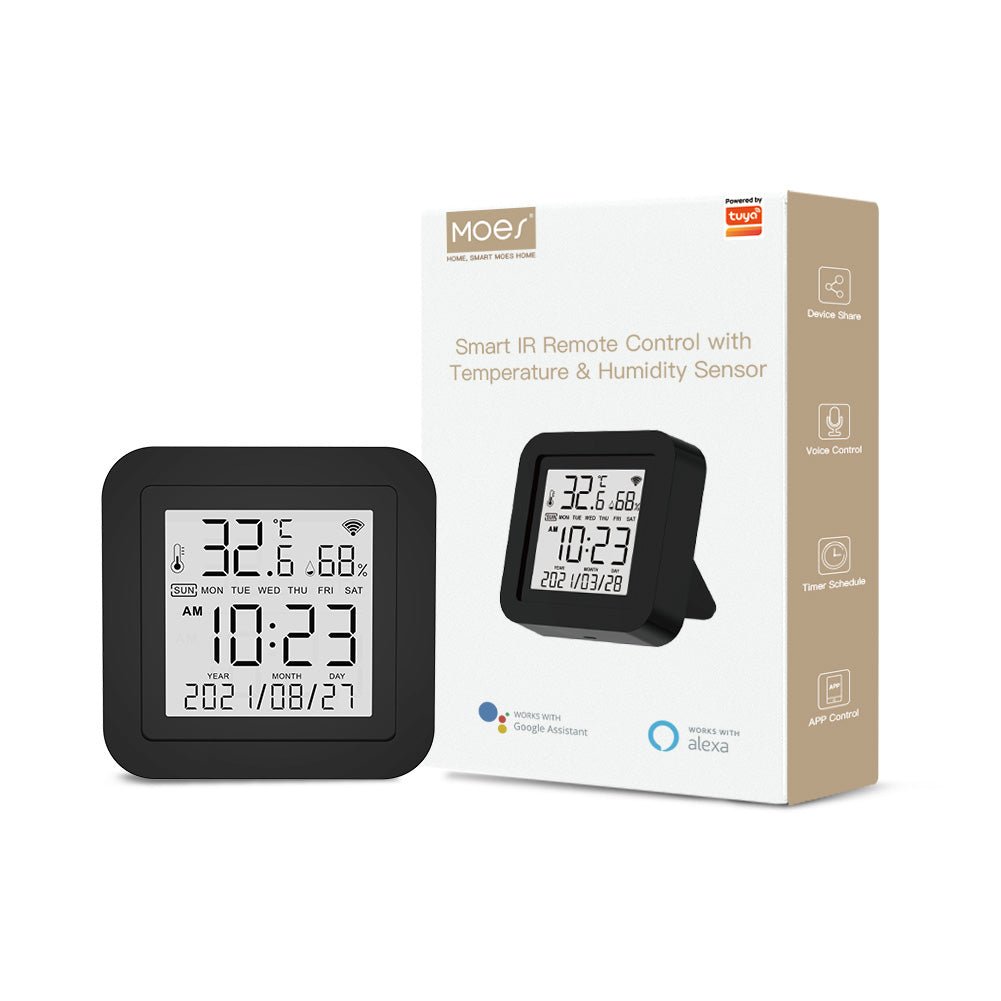MOES Wi-Fi Smart IR Remote Control with Temperature and Humidity Sensor
