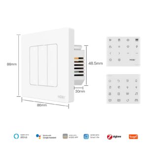 MOES ZigBee Star Ring Smart Light Switch & Scene Controller
