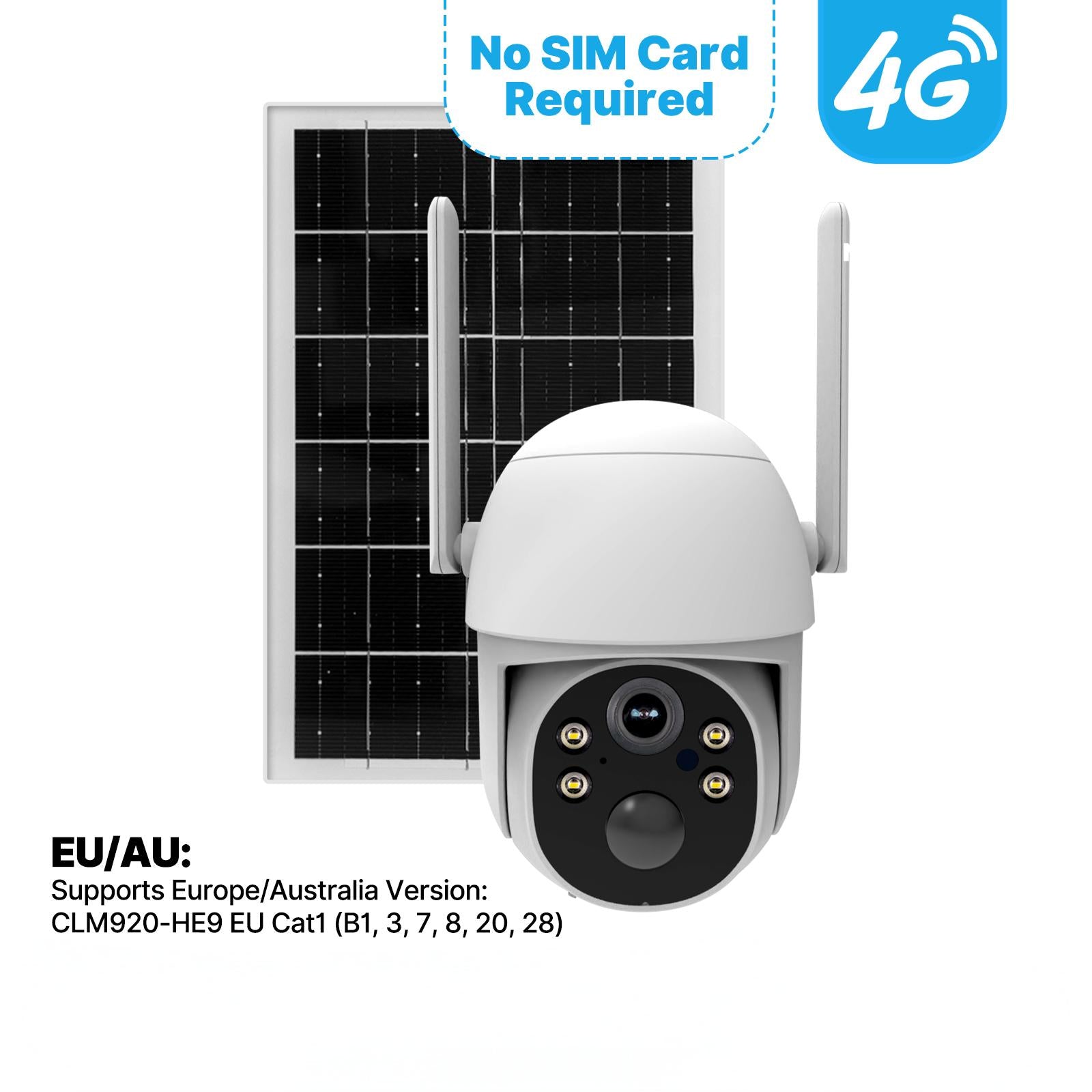 MOES 4G Solar Outdoor PTZ Security Camera