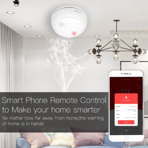 MOES ZigBee Wireless Smart Smoke Detector 85dB Alarm Siren