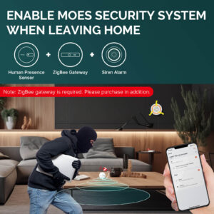 MOES ZigBee Human Presence Radar Wave Detection Sensor