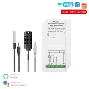 MOES MS-103 WiFi Smart Temperature and Humidity Switch Module