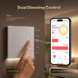 MOES Star Feather EU Smart Zigbee Dimmer Switch 2A/440W