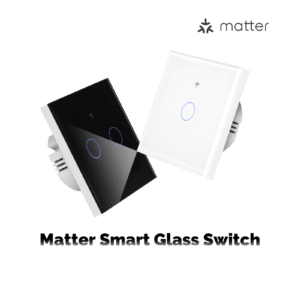 MOES Matter WiFi Smart Light Switch Glass Panel Neutral Wire Required