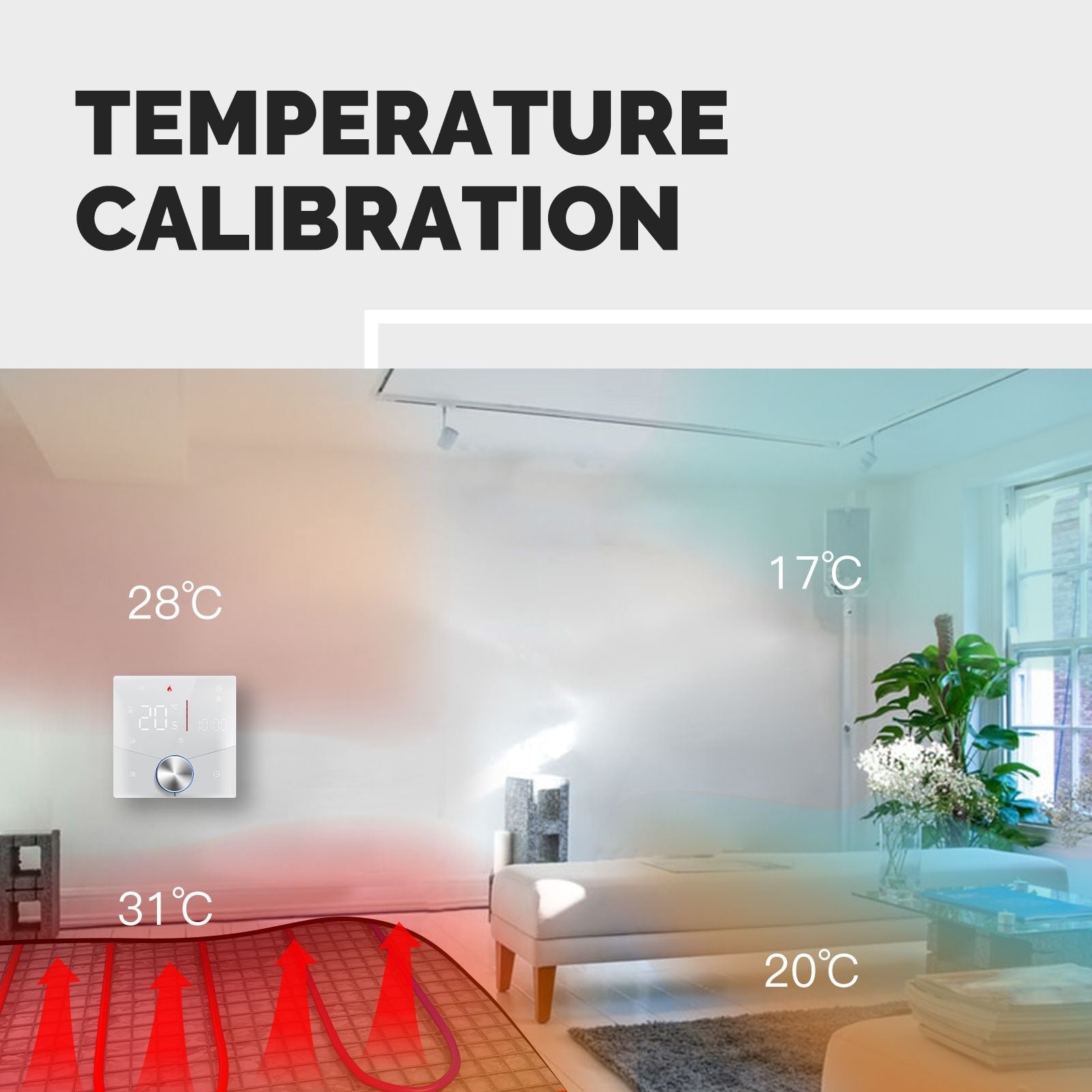 MOES WiFi Smart Floor Heating Thermostat Controller