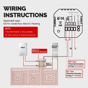 MOES WiFi Smart Floor Heating Thermostat Controller