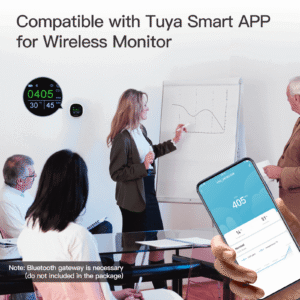 MOES BLE Smart Carbon Dioxide Temperature and Humidity Monitor