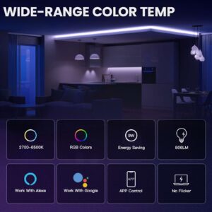 MOES Smart Bluetooth LED Bulb 9W E27 Dimmable