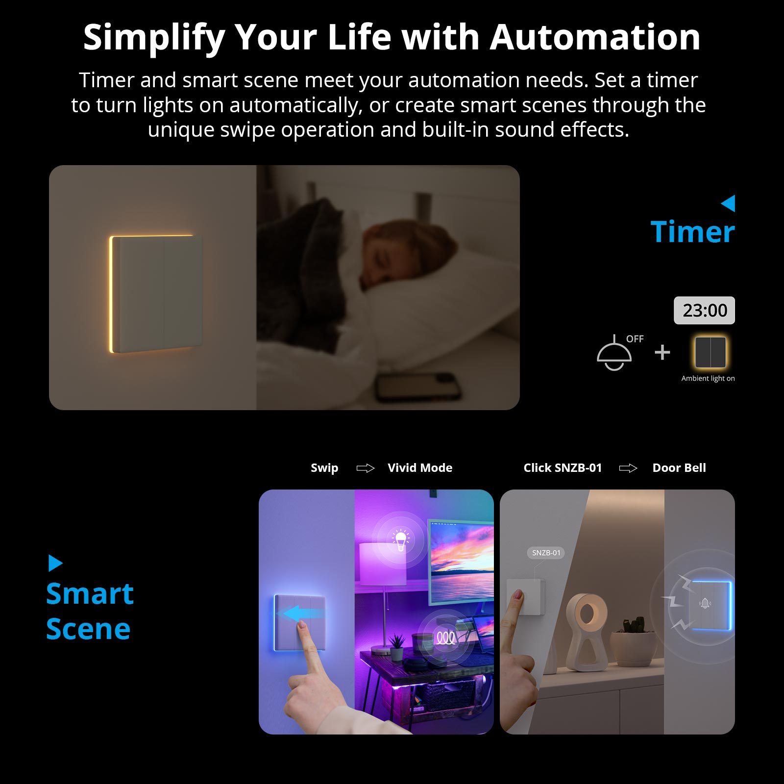 SONOFF TX Ultimate T5 Smart Touch Wall Switch