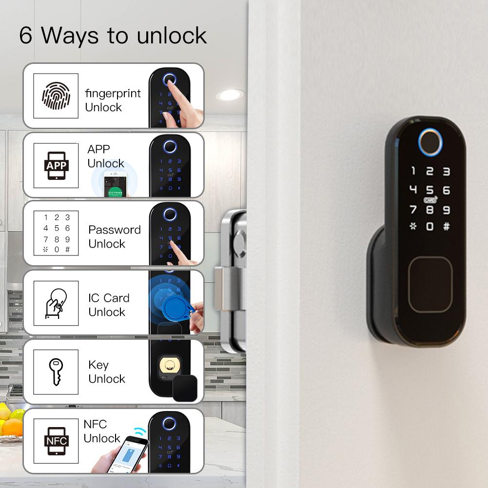 MOES WiFi Tuya Smart Fingerprint Digital Door Lock