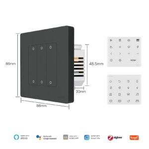 MOES ZigBee Star Ring Smart Light Switch & Scene Controller