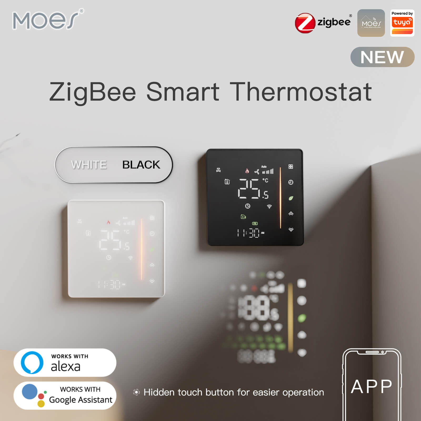 MOES Tuya Zigbee Smart Room Thermostat