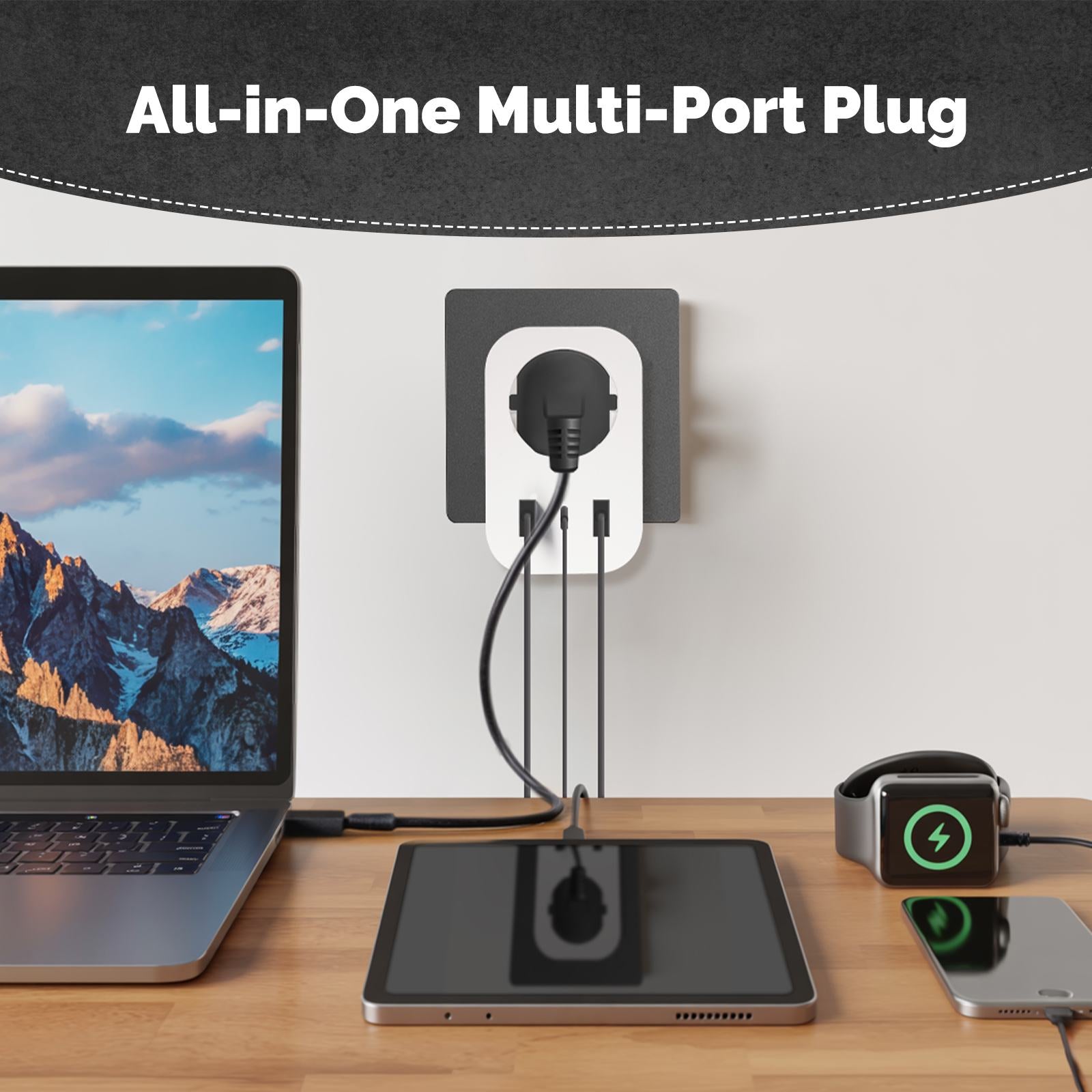MOES WP-EU-C WiFi Smart Plug 16A EU Socket Outlet