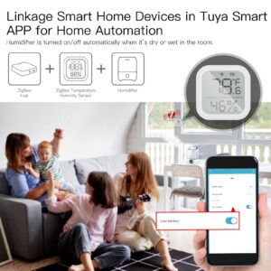 MOES ZigBee Smart Temperature and Humidity Sensor