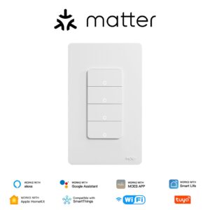 MOES WS-B-US Matter WiFi Smart Light Button Switch