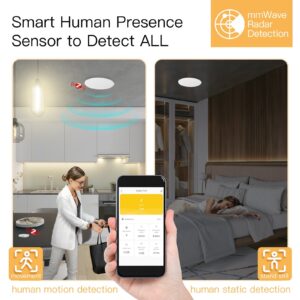 MOES Smart Human Presence Detector PIR mmWave Radar Ceiling Mount