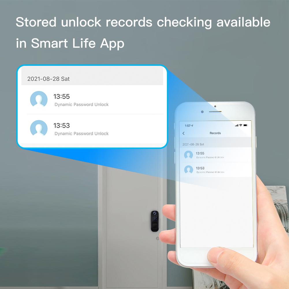 MOES WiFi Tuya Smart Fingerprint Digital Door Lock