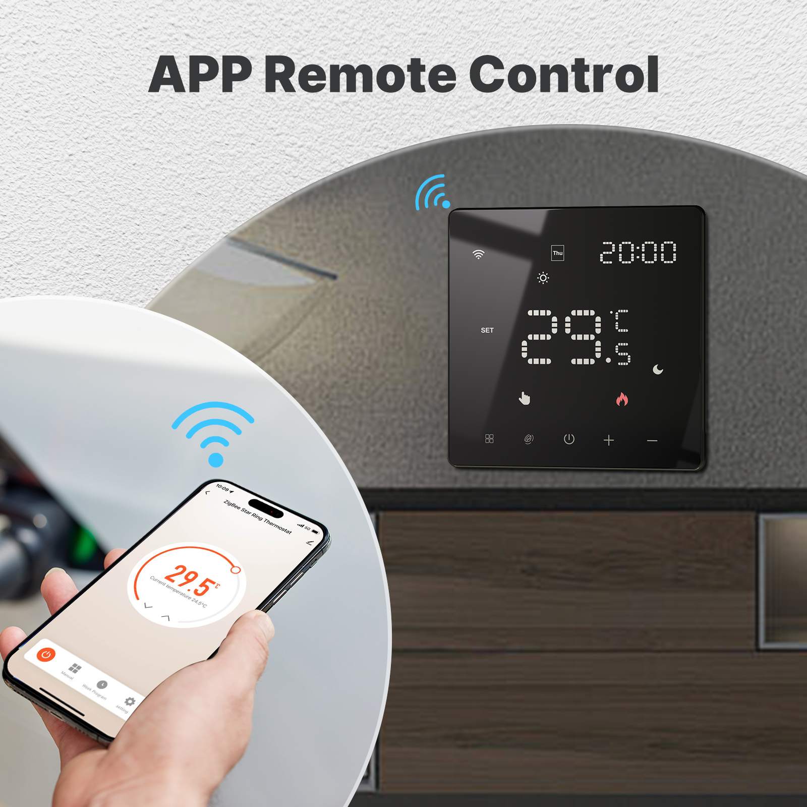MOES Zigbee Smart Thermostat Temperature Controller