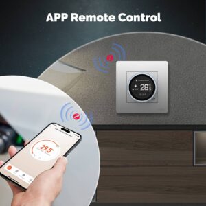 MOES Star Ring Series ZigBee Smart Thermostat Temperature Controller