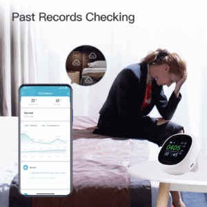 MOES BLE Smart Carbon Dioxide Temperature and Humidity Monitor