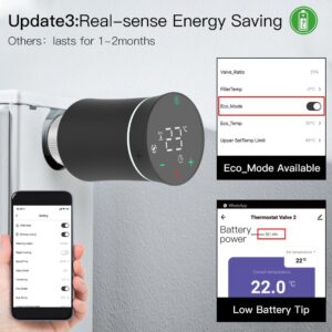 MOES ZigBee Smart Thermostatic Radiator Valve BRT-100