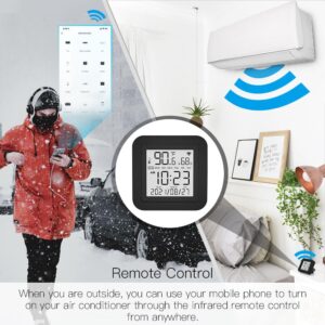MOES Wi-Fi Smart IR Remote Control with Temperature and Humidity Sensor