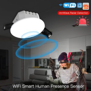 MOES Smart Human Presence Detector PIR mmWave Radar Ceiling Mount