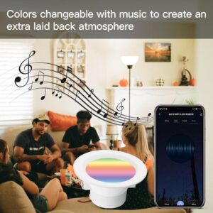 MOES ZigBee Smart LED Downlight RGB W+C Dimmable Spot Light