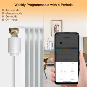 MOES TRV 601 Tuya ZigBee Smart Radiator Valve Thermostat