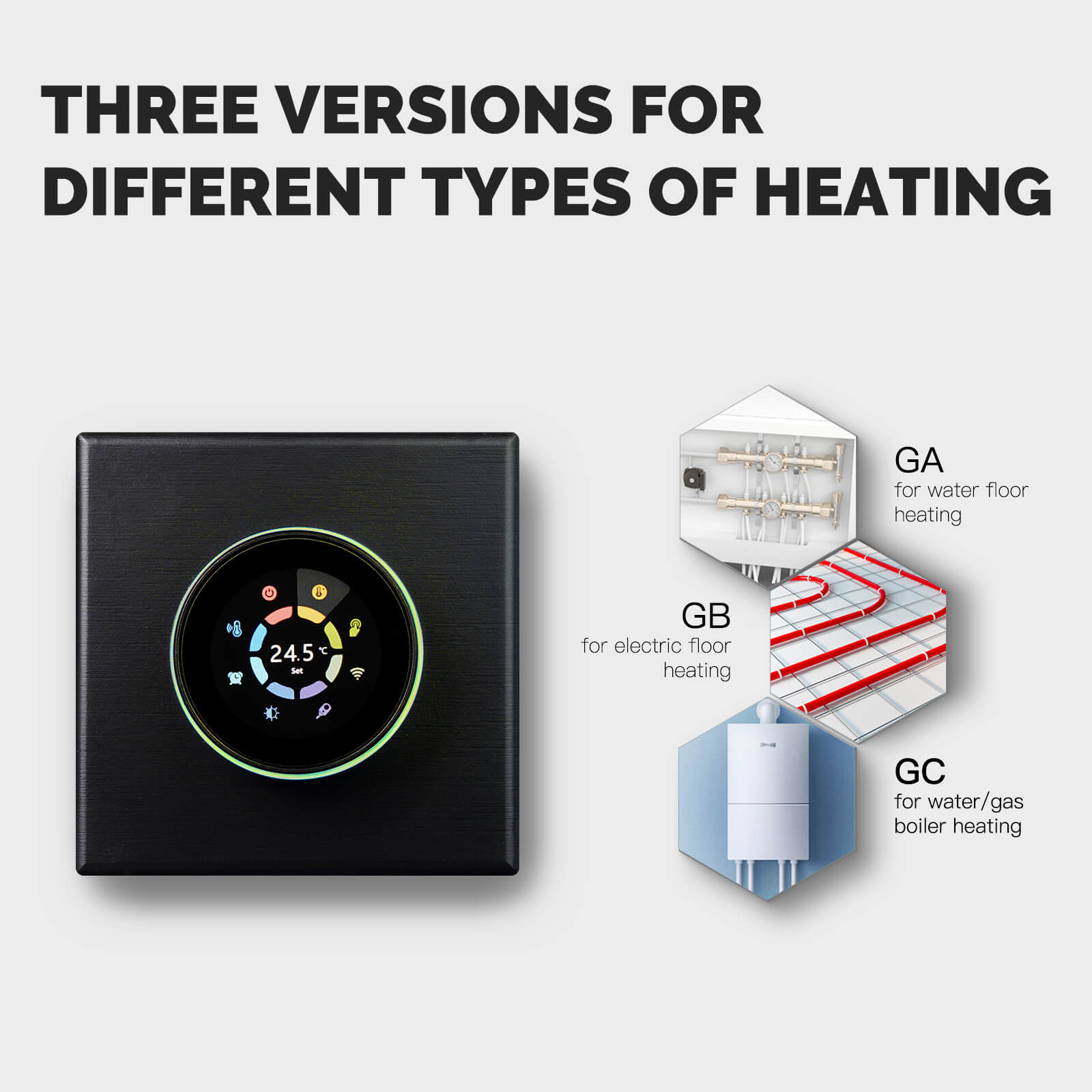 MOES WiFi Smart Home Heating Knob Thermostat Temperature Controller