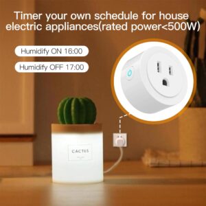 MOES WiFi Smart Power Socket Plug With Brightness Adjust and Timer