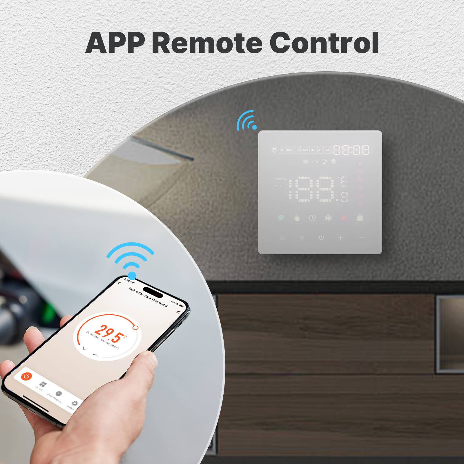 MOES WiFi Smart Programmable Heating Thermostat