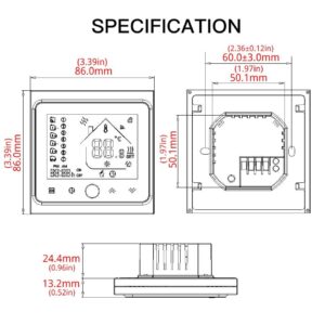 MOES BHT 002 WiFi Smart Thermostat Temperature Controller