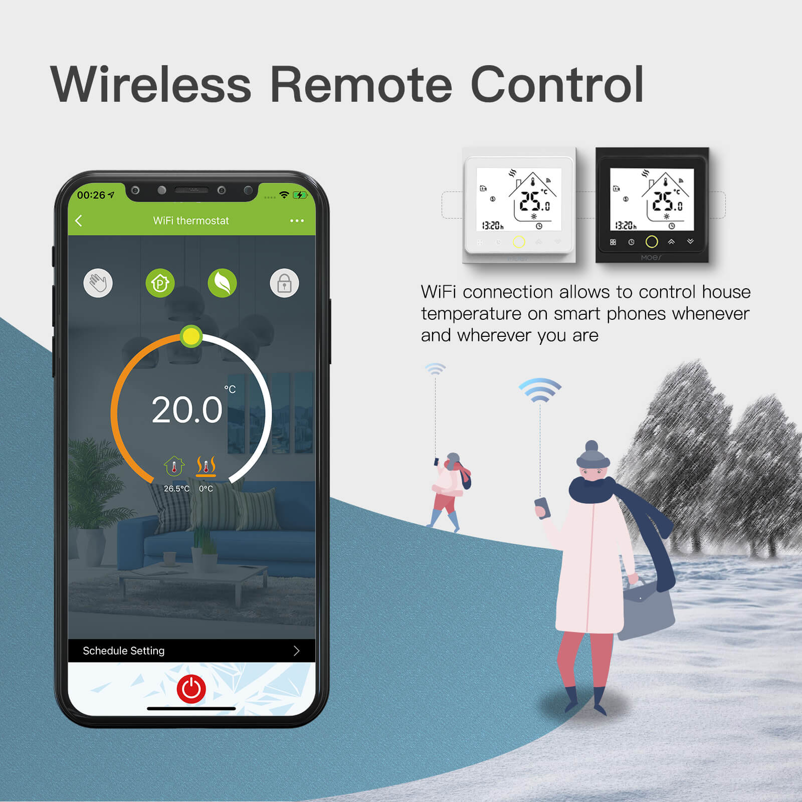 MOES BHT 002 WiFi Smart Thermostat Temperature Controller